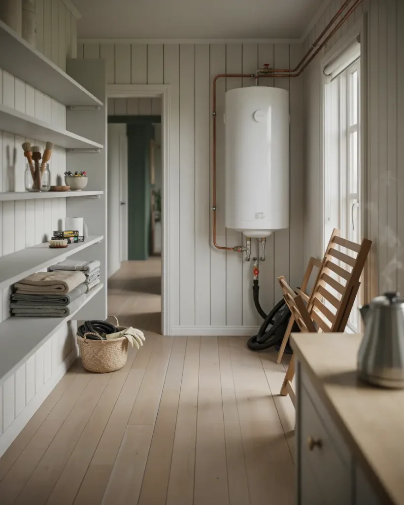 installation av ny varmvattenberedare i villa p resar